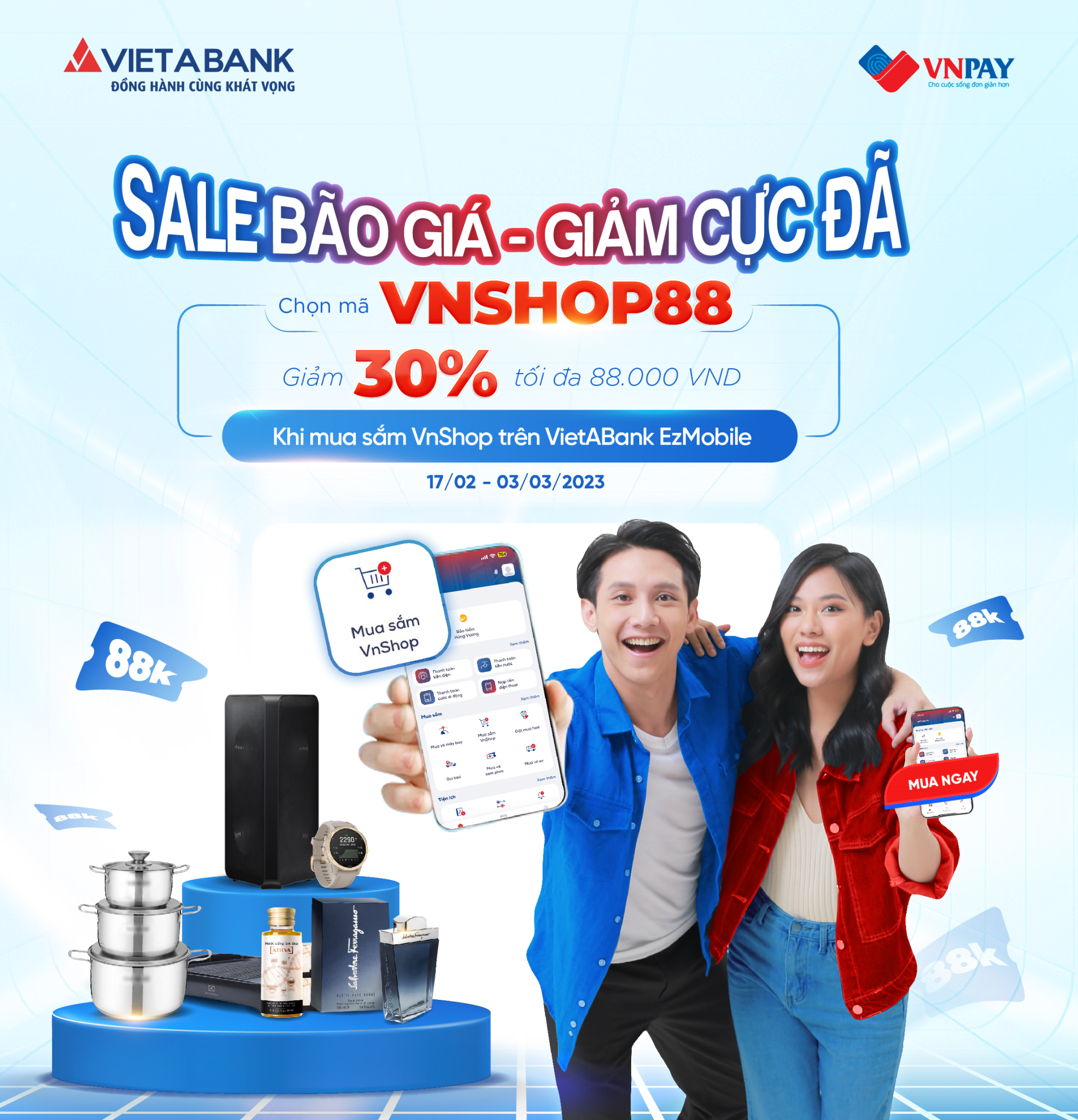 🛒 SALE BÃO GIÁ – GIẢM CỰC ĐÃ  - Giảm hơn 50% hàng loạt sản phẩm tại Mua sắm VnShop
